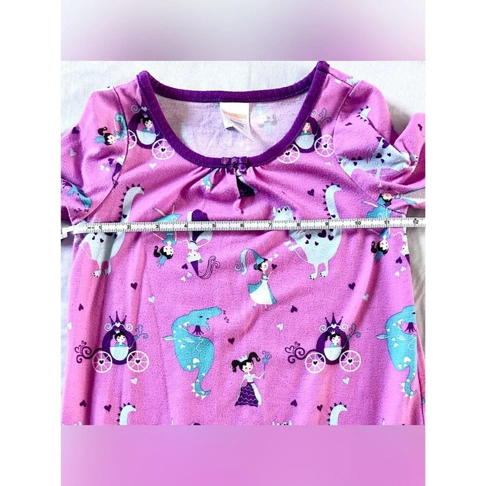 LOL Surprise Nightgown & Gymboree Dino Princess Nightgown Bundle – Size 4 Girls